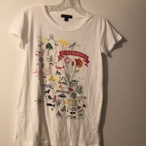 J crew graphic tee